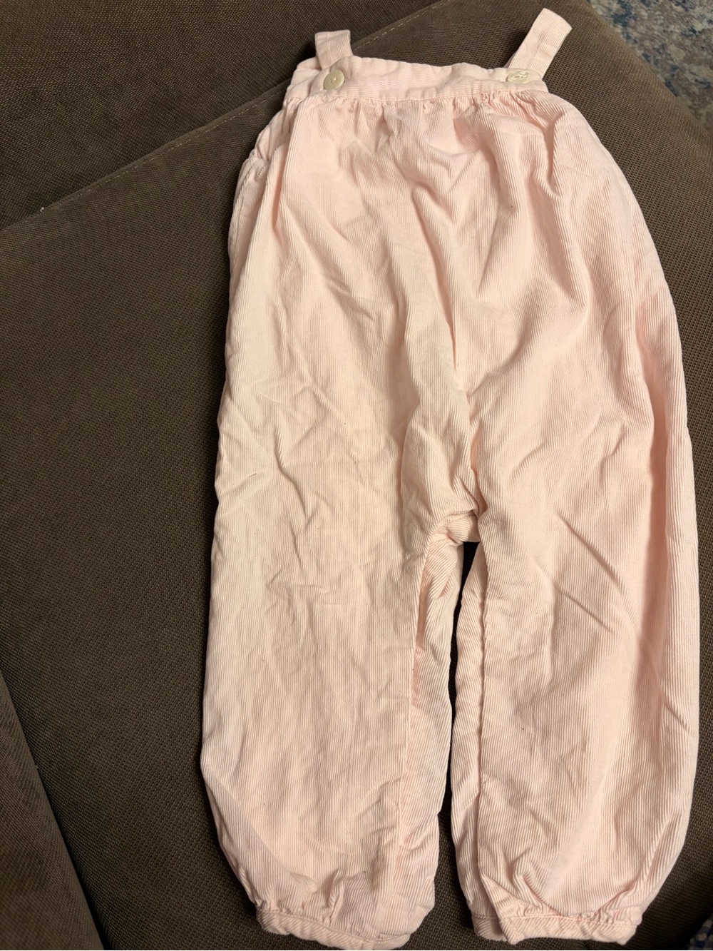 Jacadi Light Pink Girls Overalls Pants